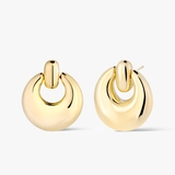 Kolczyki srebrne pozłacane