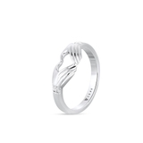 Pierścionek srebrny z motywem serca