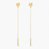 Kolczyki srebrne Follow