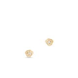 Kolczyki srebrne pozłacane