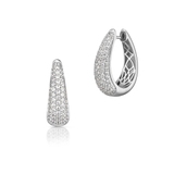 Kolczyki srebrne z cyrkoniami Emblems