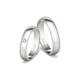 Obrączka platynowa SPLENDARE damska