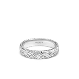 Obrączka srebrna z cyrkoniami SAWANA