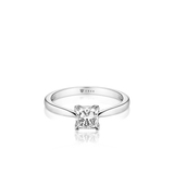 Pierścionek zaręczynowy białe złoto Niezwykły