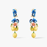 Kolczyki srebrne Kwiaty Nocy Cytrusy