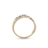 Pierścionek złoty z diamentami Galaktyka