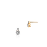 Kolczyki złote z diamentami W.KRUK