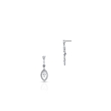 Kolczyki mosiężne z cyrkoniami