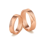 Obrączka złota AMETTA męska