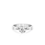 Pierścionek zaręczynowy złoty Romantyczny