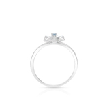 Pierścionek srebrny Kwiaty Nocy