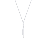 Naszyjnik srebrny przeplatany