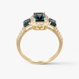 Pierścionek złoty Diva