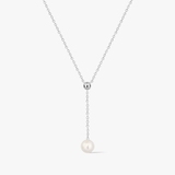 Naszyjnik srebrny z perłą