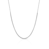 Naszyjnik białe złoto z brylantami