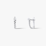 Kolczyki srebrne z perłą