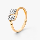 Pierścionek złoty Nuova