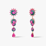 Kolczyki srebrne Imaginarium