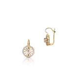 Kolczyki złote z brylantami