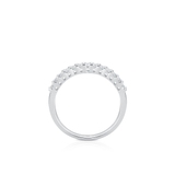 Pierścionek białe złoto z diamentami