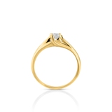 Pierścionek zaręczynowy złoty W.KRUK