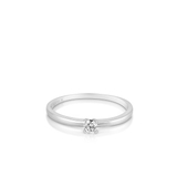 Pierścionek zaręczynowy złoty Szczęśliwy