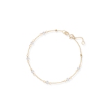 Bransoleta złota z perłami