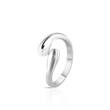 Pierścionek srebrny basic