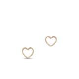 Kolczyki złote serca