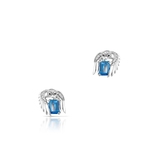 Kolczyki srebrne Baśniowa