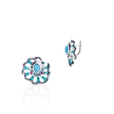 Kolczyki srebrne Imaginarium