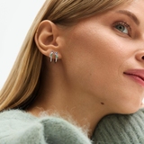 Kolczyki srebrne KOI