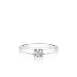 Pierścionek zaręczynowy złoty Szczęśliwy