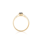 Pierścionek zaręczynowy złoty Tajemniczy