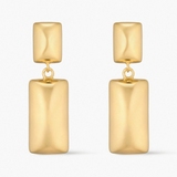 Kolczyki srebrne pozłacane