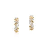 Kolczyki złote z diamentami