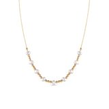 Naszyjnik złoty z perłami