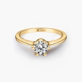 Pierścionek zaręczynowy złoty Jedyny