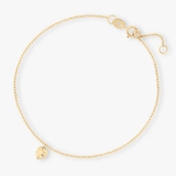 Bransoleta złota z motywem monstery