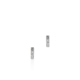 Kolczyki złote bicolor koła z diamentami