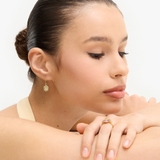 Kolczyki srebrne z oliwinami Szekspirowska