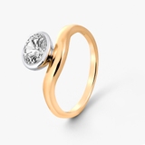 Pierścionek złoty Nuova