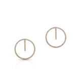 Kolczyki złote koła W.KRUK