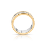 Pierścionek złoty z diamentami