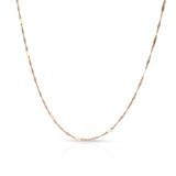 Łańcuszek różowe złoto singapur