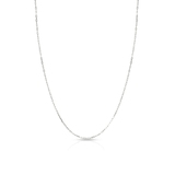 Łańcuszek białe złoto ankier