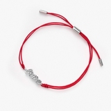 Bransoleta srebrna z diamentem laboratoryjnym Czułość