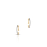 Kolczyki srebrne pozłacane