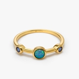 Pierścionek srebrny Alchemia