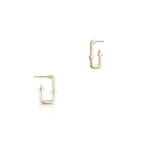 Kolczyki srebrne loop Longplay